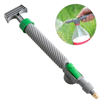 Manuel Yüksek Basınçlı hava pompası Püskürtücü Ayarlanabilir içme şişesi sprey başlığı Memesi Bahçe Sulama Aracı Püskürtücü Tarım Araçları