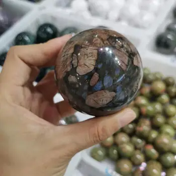 5-7cm Doğal Glokofan Kristal top que sera taş Küre ev dekorasyon için
