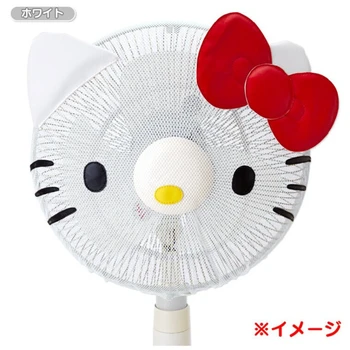 Sevimli Hello Kitty fan kapağı Kawaii Karikatür Toz Geçirmez Fan Kalkanı Çocuk Fan Anti-Kelepçe El Kapağı