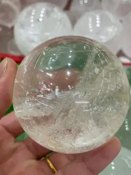 Doğal beyaz kristal top Kristal Küre Topu Şifa