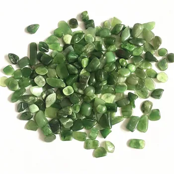 Doğal Yeşil yeşim Eskitme Kristal Taşlar Cilalı Reiki Şifa Dekor Doğal Taşlar ve Mineraller
