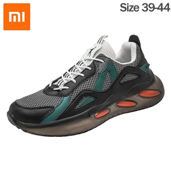 Xiaomi Mijia erkek ayakkabısı koşu ayakkabıları Örgü Nefes Dantel-Up rahat ayakkabılar Spor Düşük Üst Tenis Ayakkabıları Rahat Erkek Spor Ayakkabı